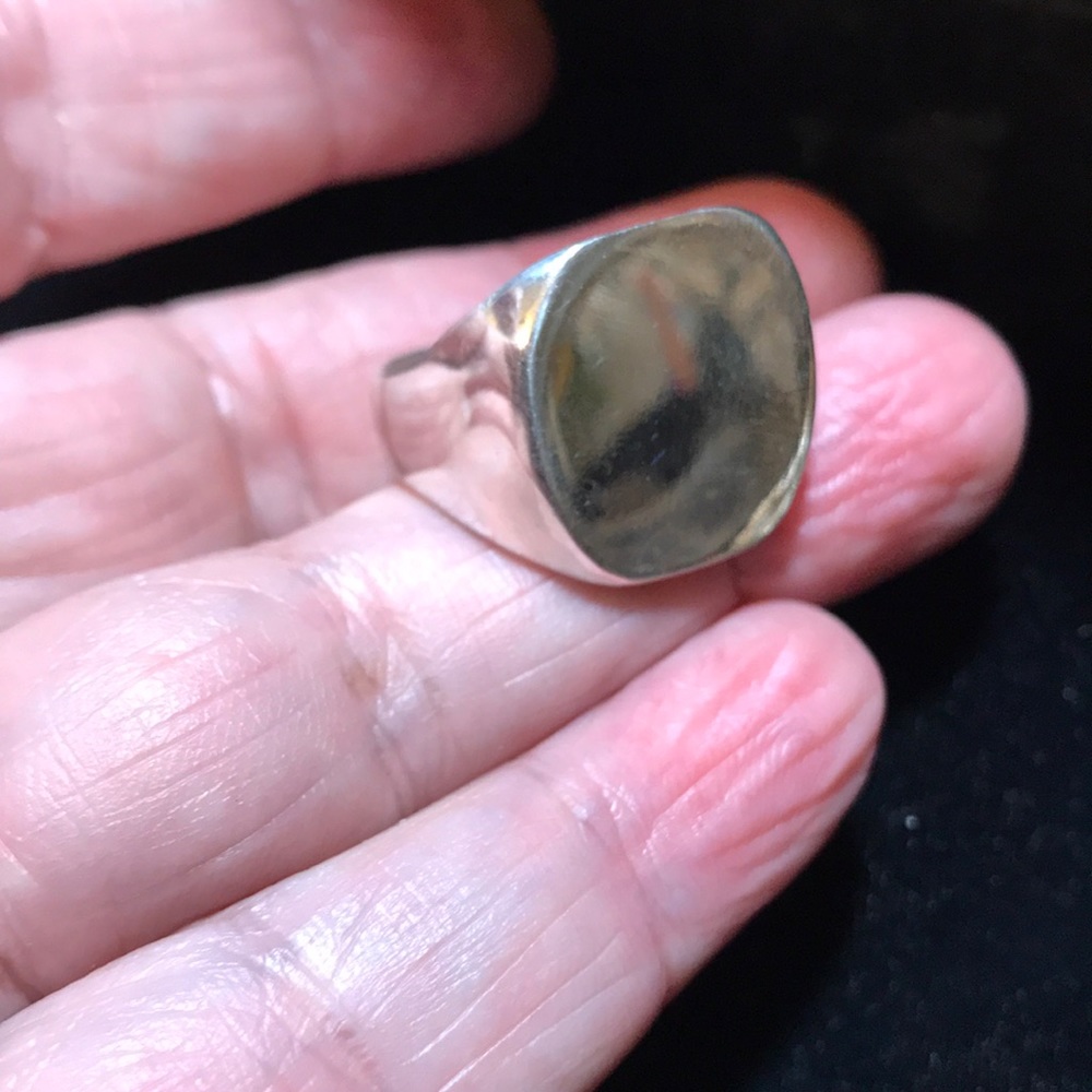 Men’s Vintage Sterling Ring - Blank no Initials